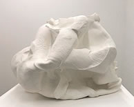 Jessica Harrison, (1) Inverted, 2011, silicon rubber, 55 x 55 x 55 cm