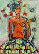Margaret Hunter, Idea, gouache, 10.5 x 15 cm