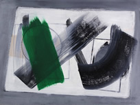 Wilhelmina Barns-Graham, Decision, 2001, acrylic on paper, 57.5 x 76.4 cm
