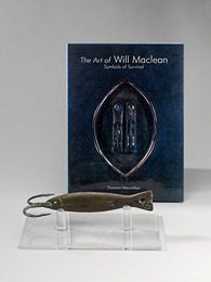 Will Maclean, Symbols of Survival (Special Edition), 1996, signed copy of the Will Maclean monograph, with bronze ‘cod jigger’ sculpture, from the edition of 40, £600