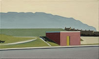 Alex Lowery, Portland 66, oil on canvas, 30 x 50 cm
