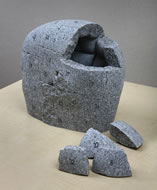 Atsuo Okamoto, Volume of Lives for London, 2012, granite, 32 x 35 x 20 cm