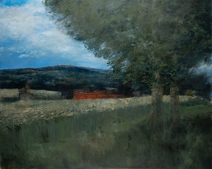 Bridget Macdonald, Gascony Pastoral, 2023, oil on linen, 101 x 127 cm