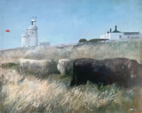 Bridget Macdonald, Summer Cattle, 2015, oil on linen, 102 x 127 cm