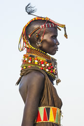 Carol Beckwith and Angela Fisher, Turkana Woman, Kenya, 140 x 95.5 cm, edition of 10
