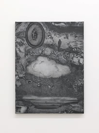 Christopher Cook, Harbinger, 2014, graphite & oil on linen, 60 x 45 cm