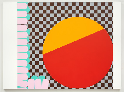 Dan Sturgis, Position and Accord, 2014, acrylic on canvas, 120 x 165 cm