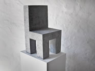 Jake Harvey, Chair, 2012, Kilkenny limestone, 54 x 30.5 x 29.5 cm