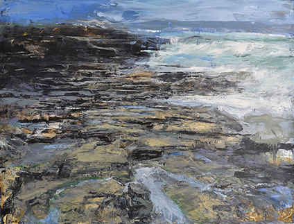 Donald Teskey, Coastal Report VI, Ballyconnell, Co Sligo, 2016, 77 x 100 cm