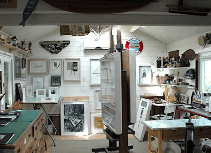 Will Maclean's studio