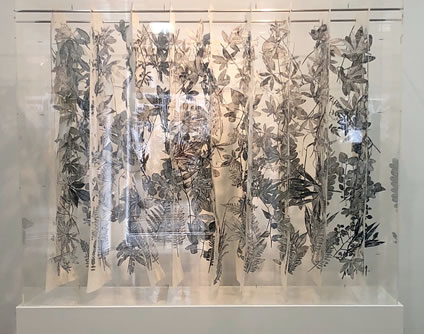 Jack Milroy: Traces of Passion, 2000, cut and constructed graphite drawing, 122 x 153 x 48.3 cm