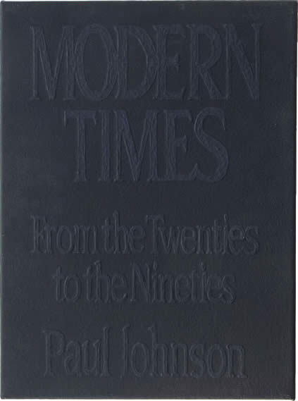 Simon Morley, Book Painting, 2010, <em>Modern Times: From the Twenties to the Nineties</em>, Paul Johnson, acrylic on canvas, 41 x 30.5 cm