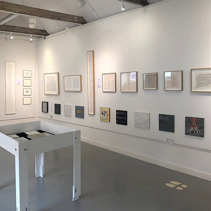 Installation view 2, Lettering Arts Centre, Snape Maltings
