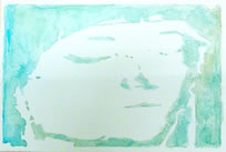 Simon Morley, Madonna, watercolour, 10.5 x 15 cm