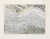 Wilhelmina Barns-Graham, Rhythms, 1982, pen, ink and oil on card, 19.6 x 27.1 cm