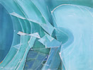 Wilhelmina Barns-Graham, Variations on a Theme, Splintered Ice No. 2, 1987/8, oil on canvas, 91 x 111 cm