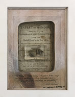 Will Maclean, Theatre of Memory, 2015 (for Peter Davidson), Found objects and collage on board, 20 x 15 x 3 cm